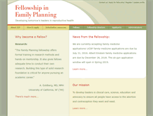 Tablet Screenshot of familyplanningfellowship.org